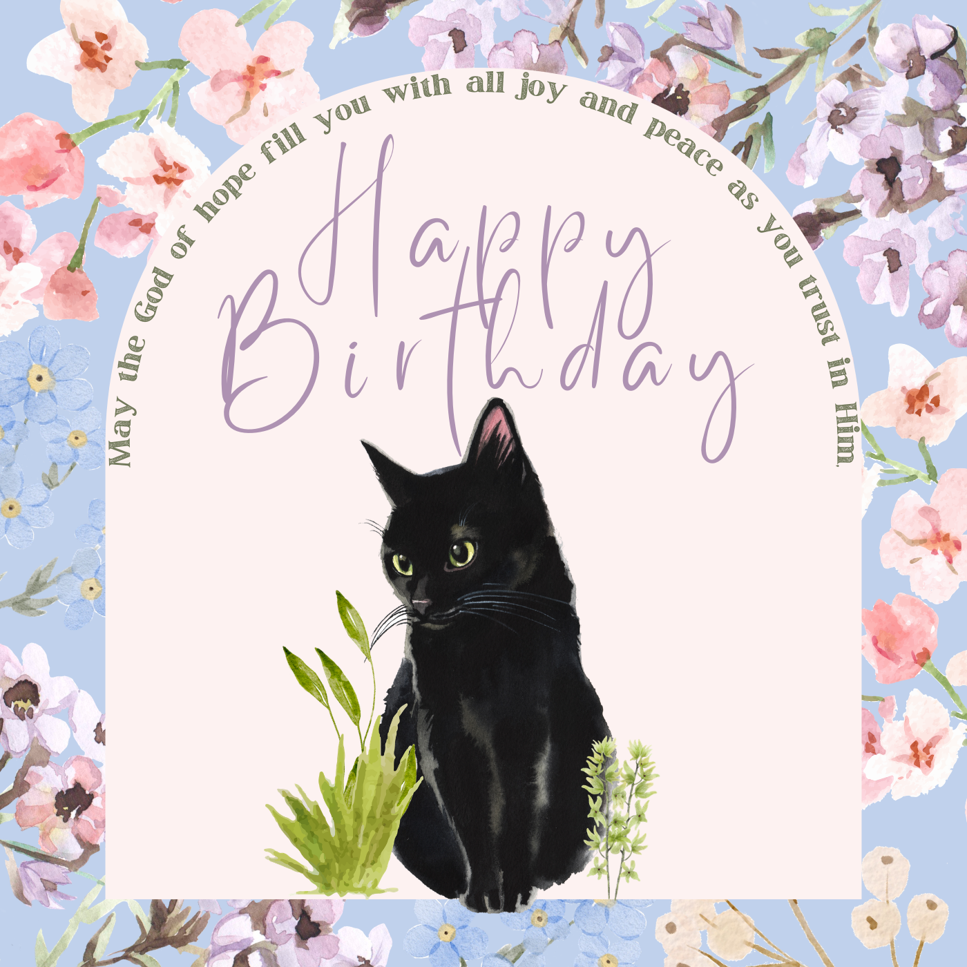 Black Cat Birthday