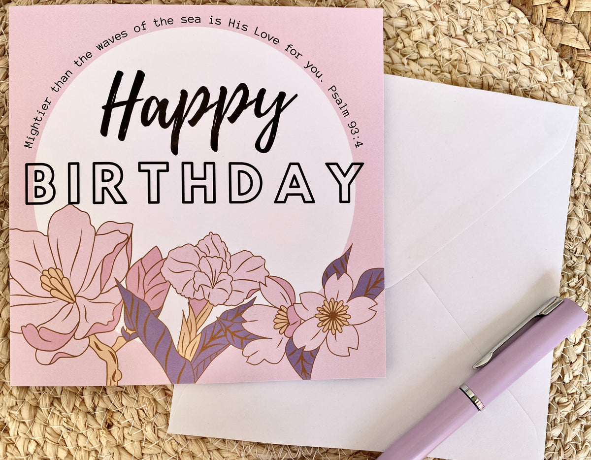 Birthday Card Waves